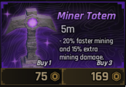 3X Miner Totem