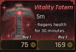 3X Vitality Totem