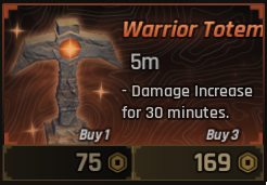 3X Warrior Totem